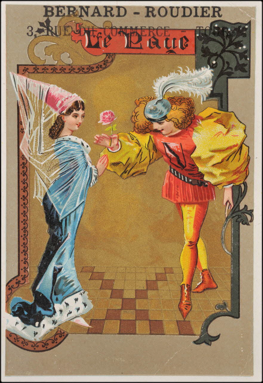 Romanet carte réclame chromo Paris 1877-1907 1995.1.1367.2 Photo