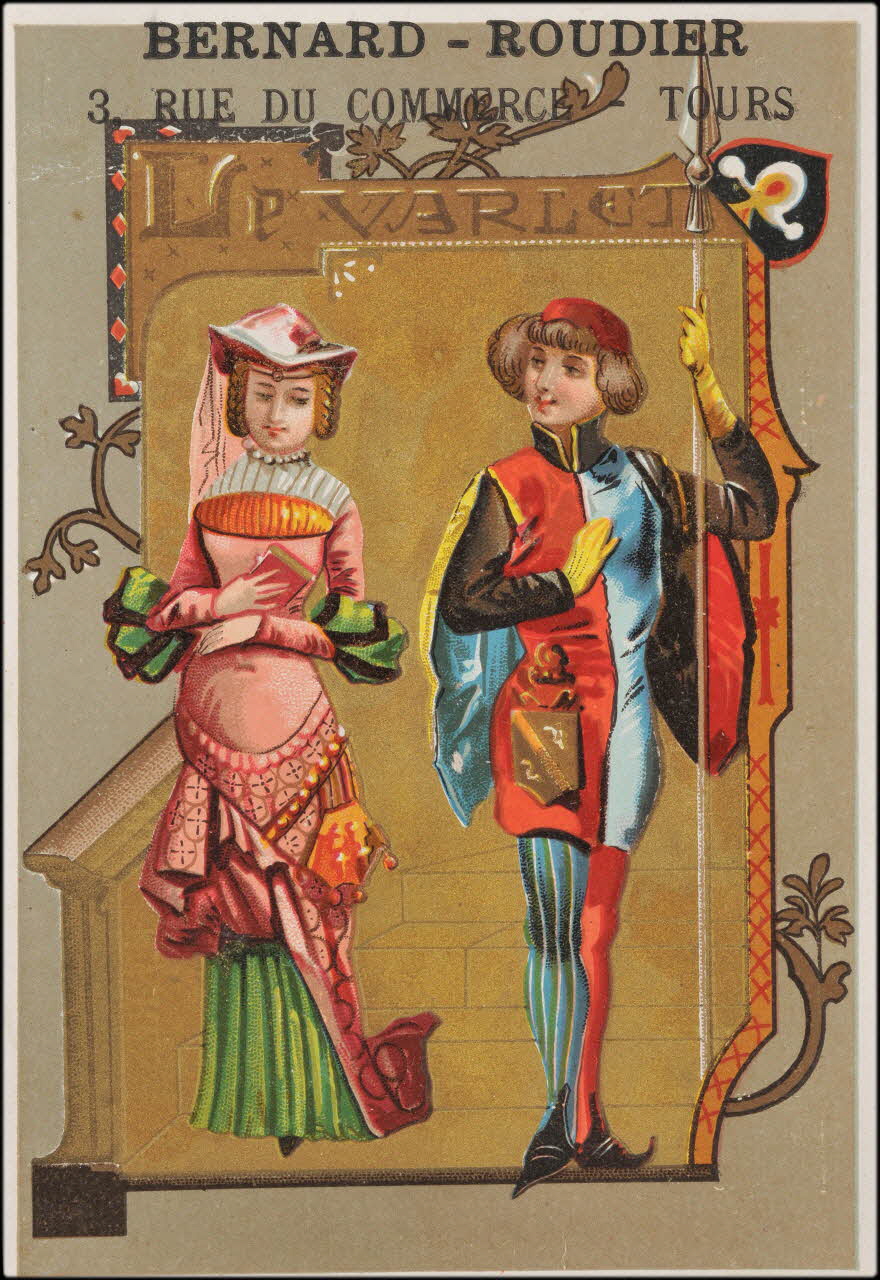 Romanet carte réclame chromo Paris 1877-1907 1995.1.1367.4 Photo