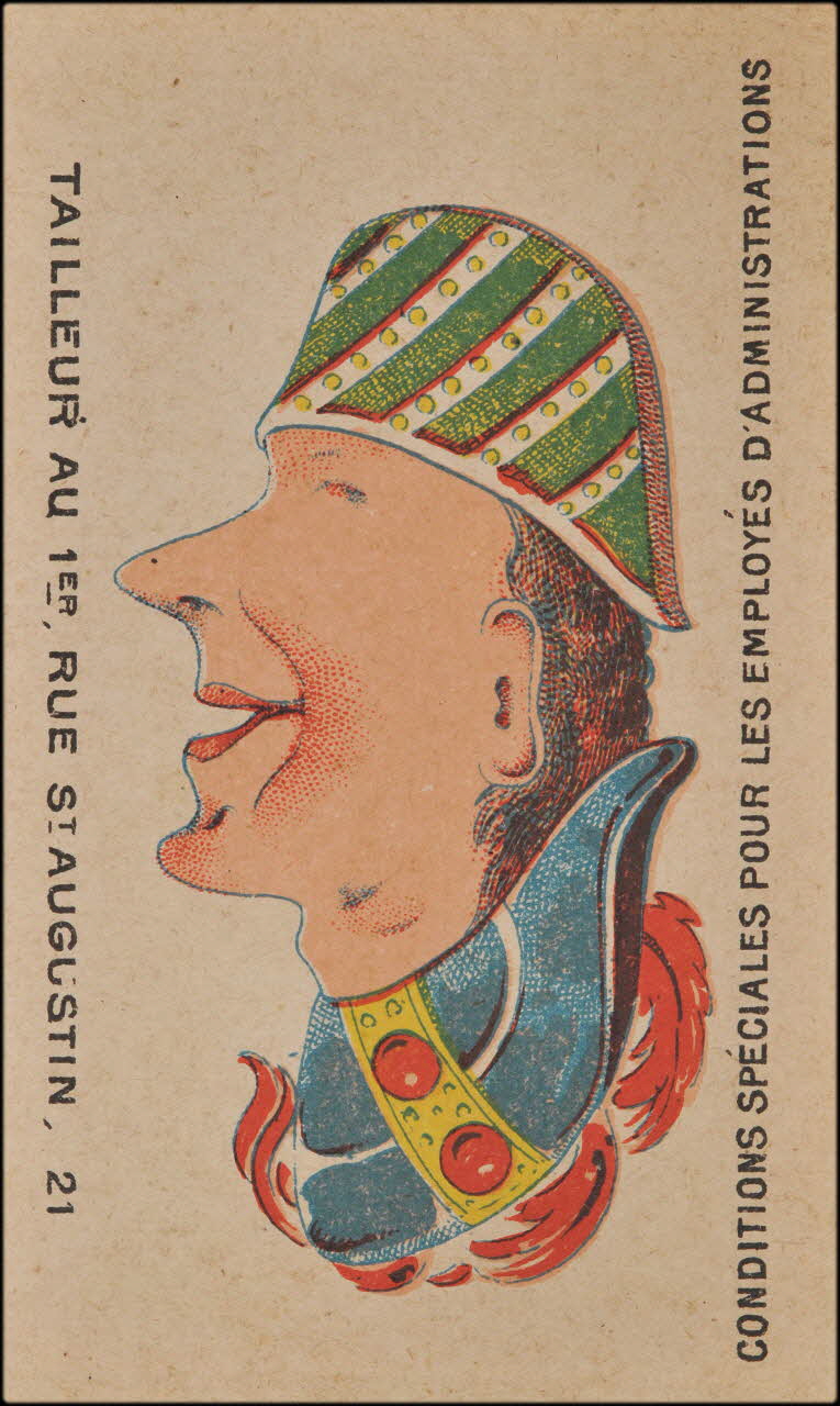 Gruyelle Frères carte réclame chromo Paris 1877-1907 1995.1.1369.1 Photo