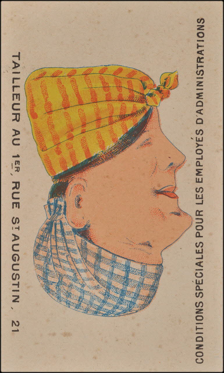 Gruyelle Frères carte réclame chromo Paris 1877-1907 1995.1.1369.2 Photo