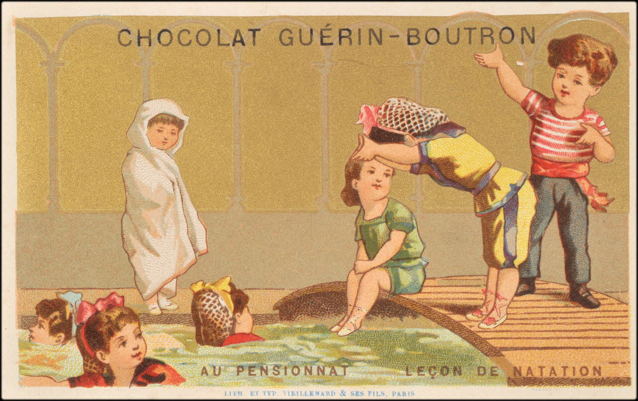 Baster & Vieillemard carte réclame chromo Paris 1886-1895 1995.1.137.4 Photo