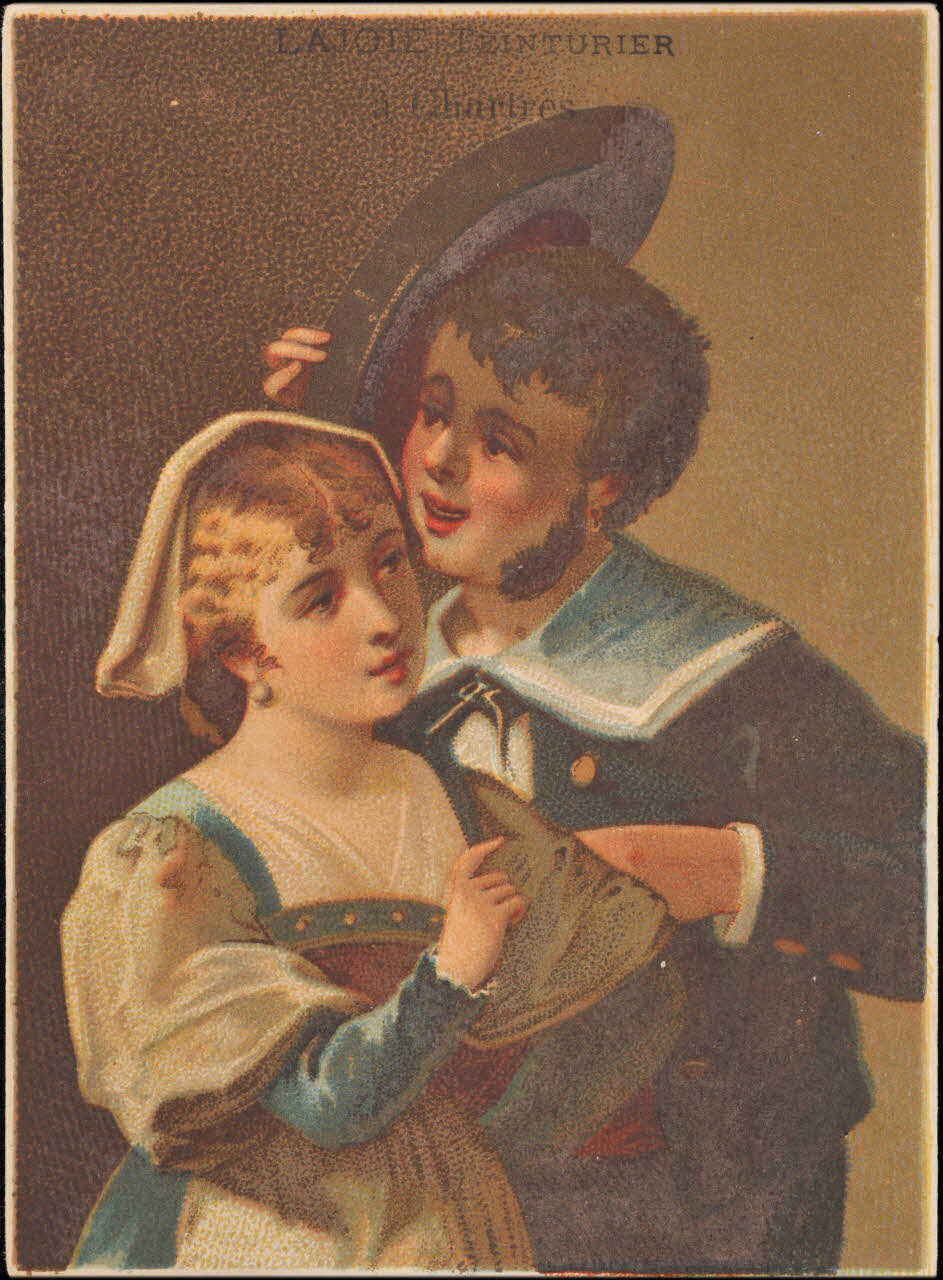 Romanet carte réclame chromo Paris 1877-1907 1995.1.1373.2 Photo