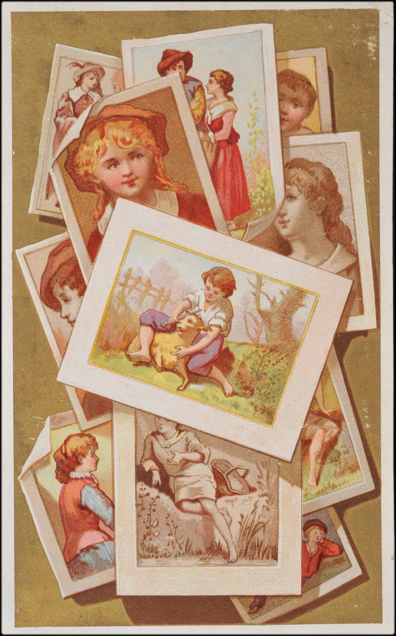 Romanet carte réclame chromo Paris 1877-1907 1995.1.1377.1 Photo
