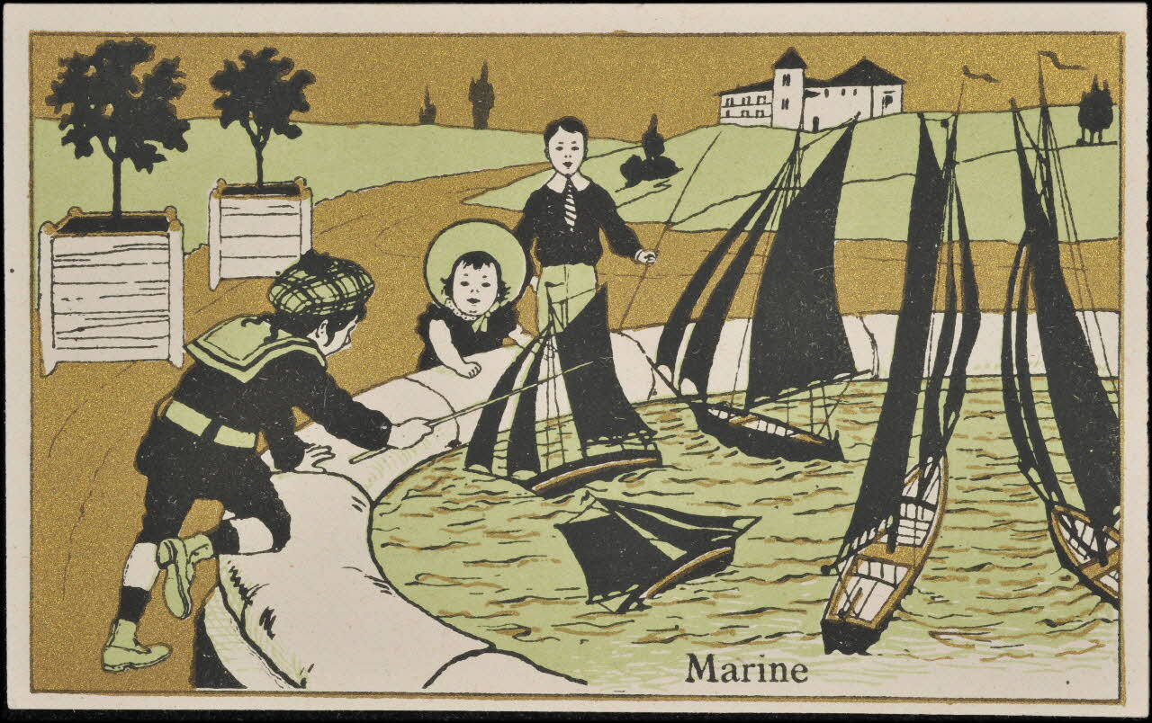 Romanet carte réclame chromo Paris 1877-1907 1995.1.1381.2 Photo