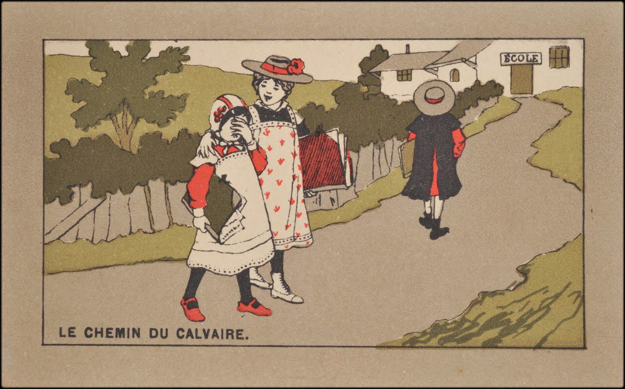 Romanet carte réclame chromo Paris 1877-1907 1995.1.1382.1 Photo