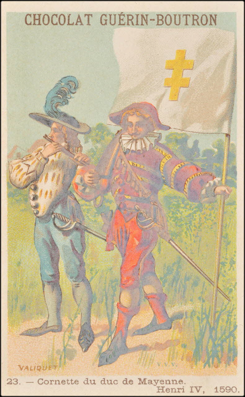 Valiquet ; Baster & Vieillemard carte réclame chromo Paris 1878-1914 1995.1.140.23 Photo