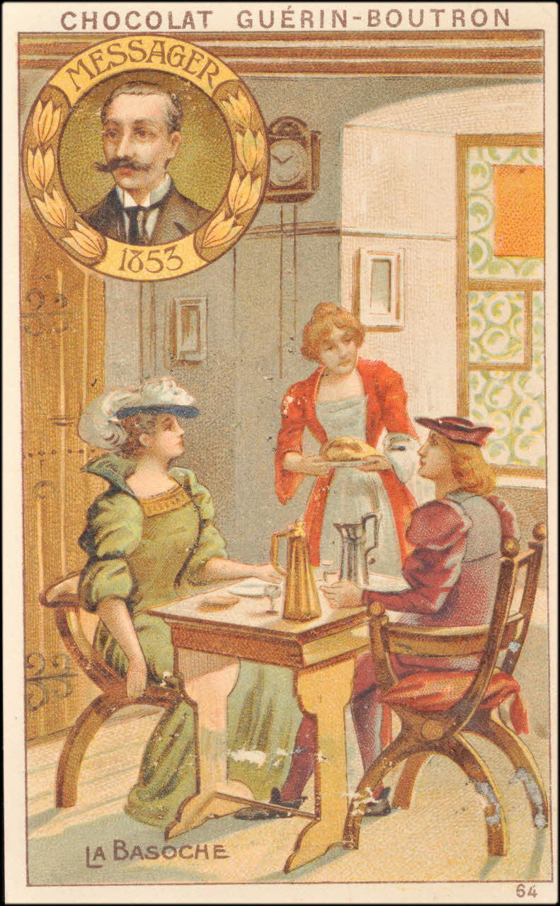 Baster & Vieillemard carte réclame chromo Paris 1878-1914 1995.1.141.64 Photo