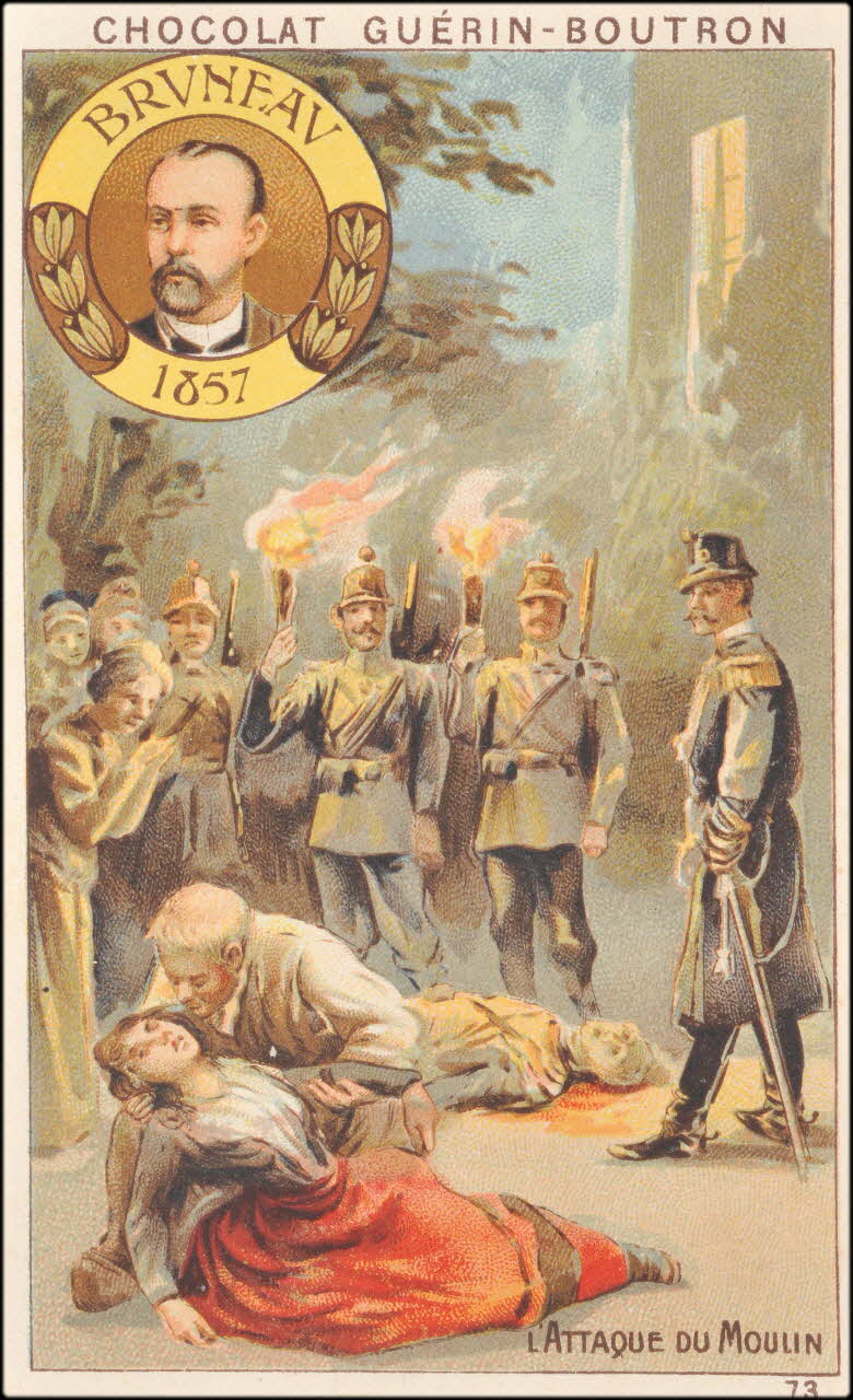 Baster & Vieillemard carte réclame chromo Paris 1878-1914 1995.1.141.73 Photo