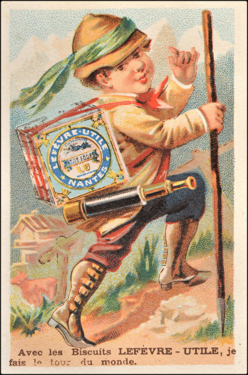 carte réclame chromo Paris 1875-1890 1995.1.142.3 Photo