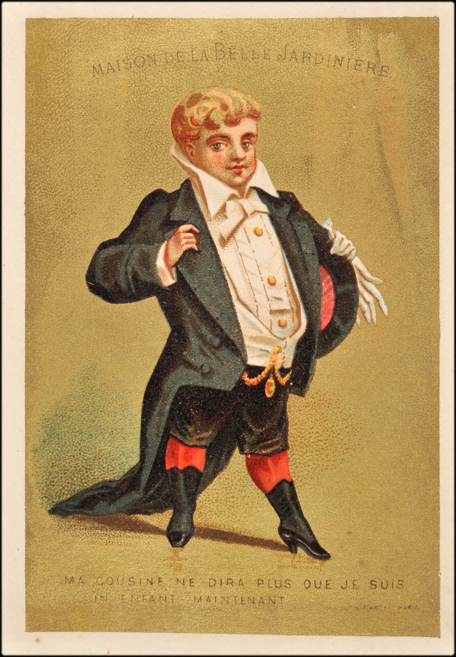 carte réclame chromo Paris 1875-1890 1995.1.1523.2 Photo