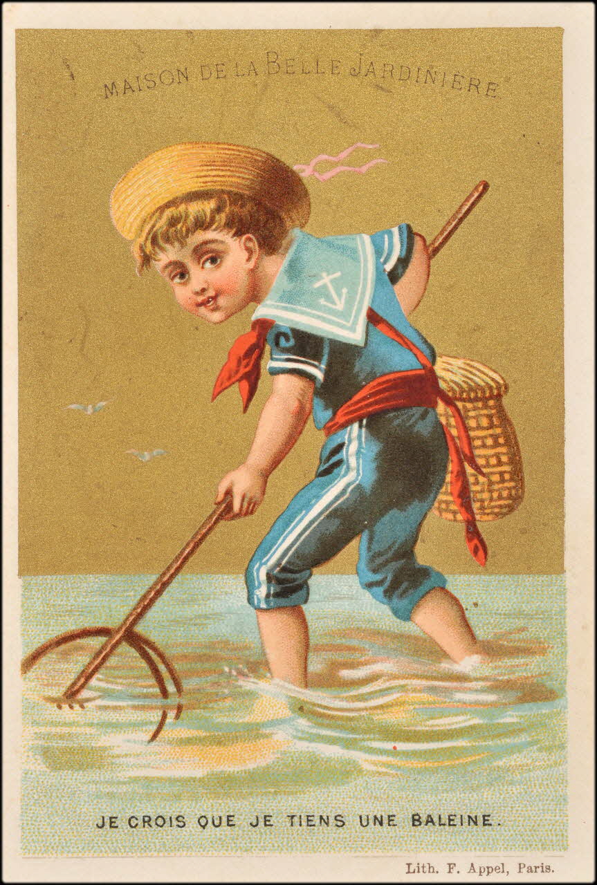 carte réclame chromo Paris 1878-1890 1995.1.1524.2 Photo