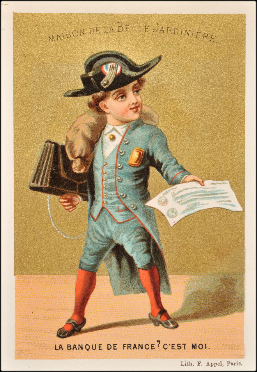 carte réclame chromo Paris 1878-1890 1995.1.1524.3 Photo