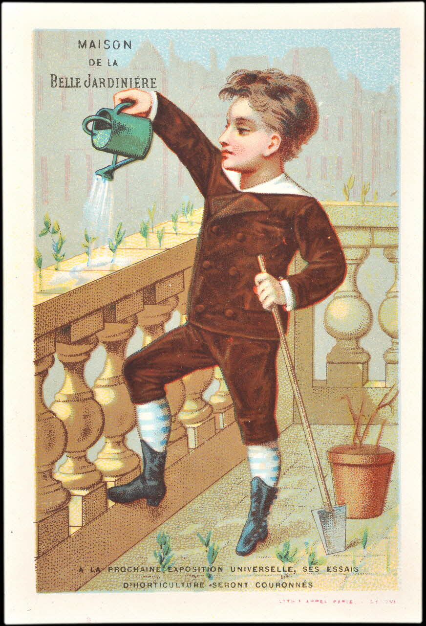 carte réclame chromo Paris 1878-1890 1995.1.1529.1 Photo