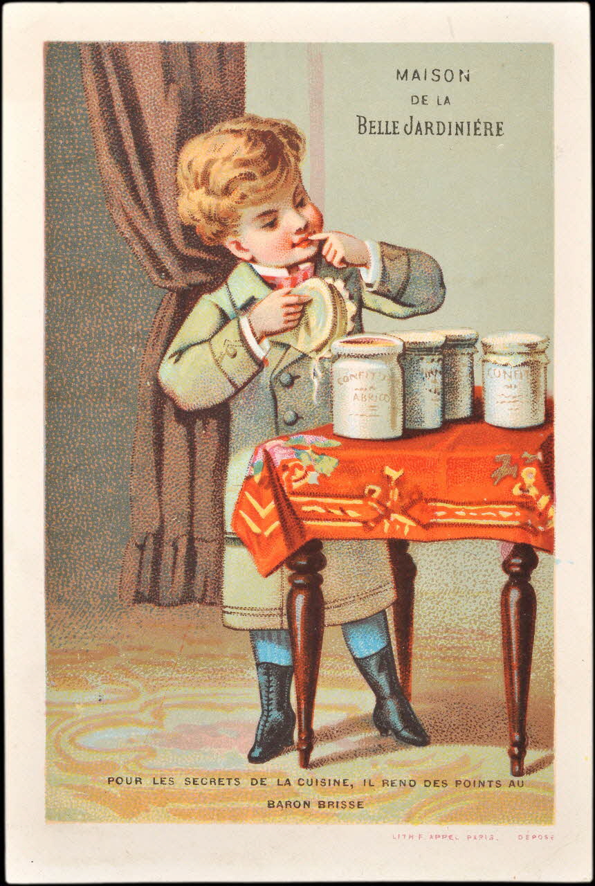 carte réclame chromo Paris 1878-1890 1995.1.1529.4 Photo