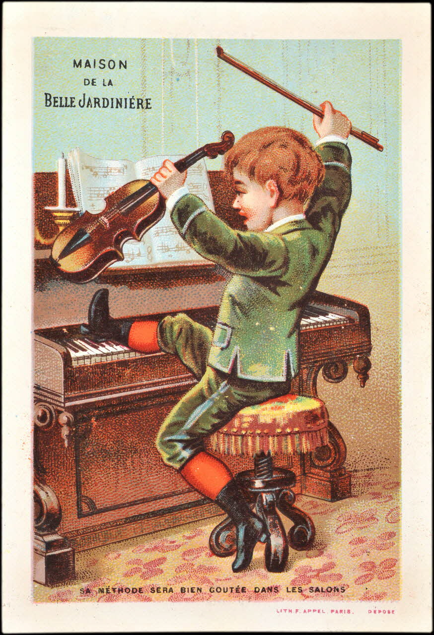 carte réclame chromo Paris 1878-1890 1995.1.1529.5 Photo