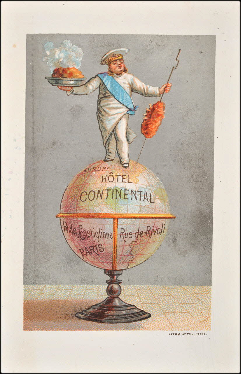 carte réclame chromo Paris 1875-1890 1995.1.1532.4 Photo