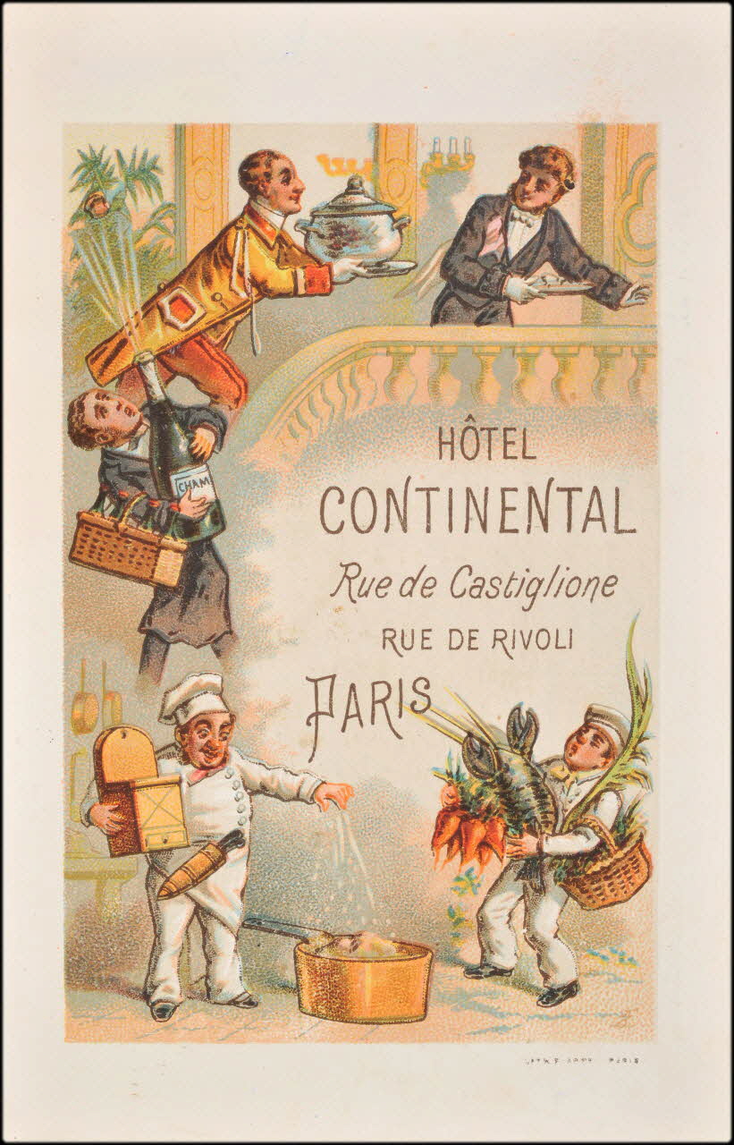 carte réclame chromo Paris 1875-1890 1995.1.1532.5 Photo