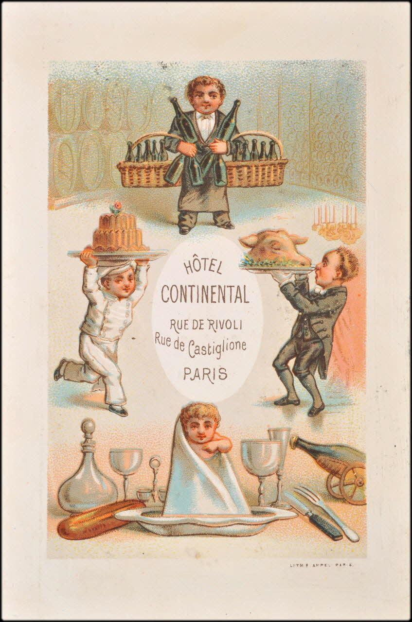 carte réclame chromo Paris 1875-1890 1995.1.1532.7 Photo