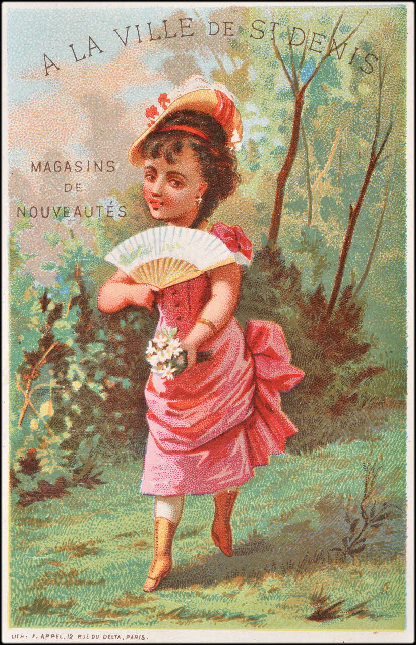 carte réclame chromo Paris 1875-1890 1995.1.1536.3 Photo