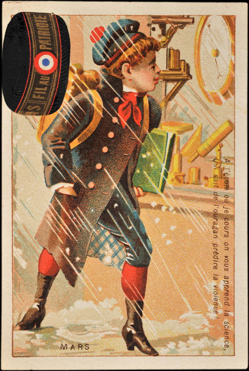 carte réclame chromo Paris 1875-1890 1995.1.1537.3 Photo