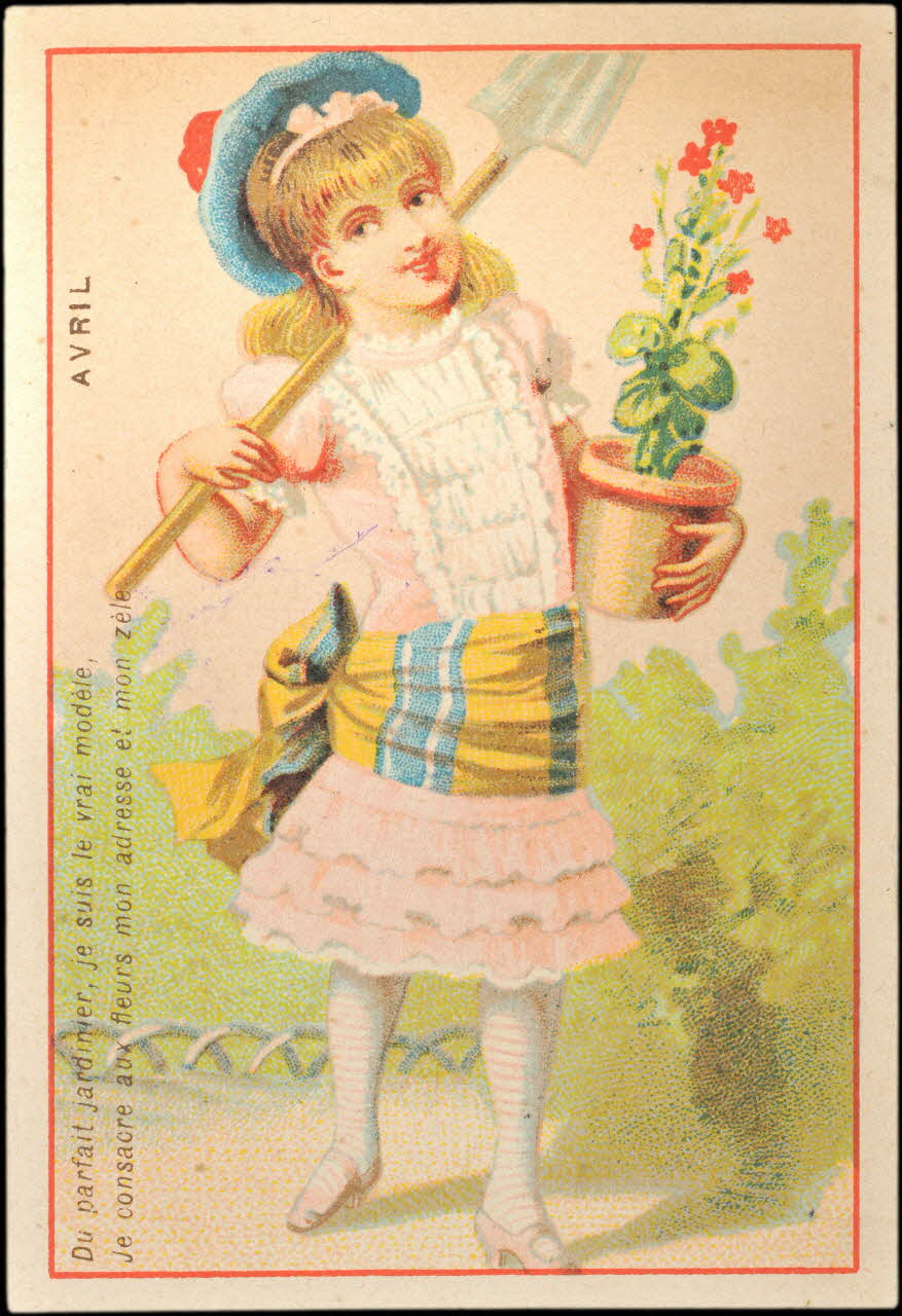 carte réclame chromo Paris 1875-1890 1995.1.1537.4 Photo