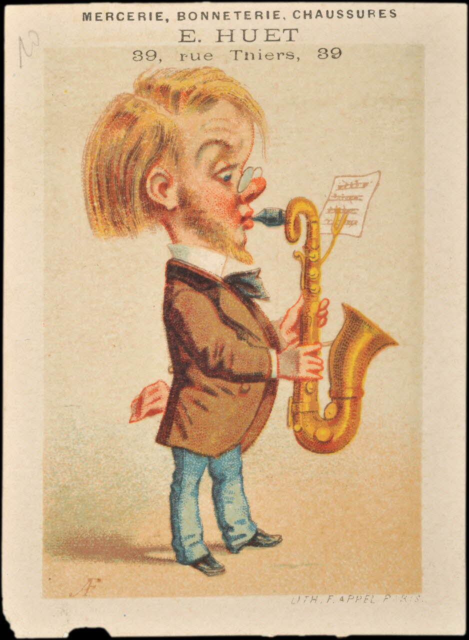 carte réclame chromo Paris 1875-1890 1995.1.1541.10 Photo