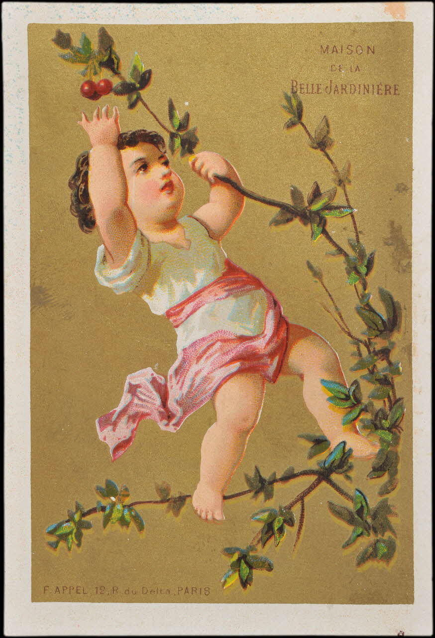 carte réclame chromo Paris 1878-1890 1995.1.1542.2 Photo