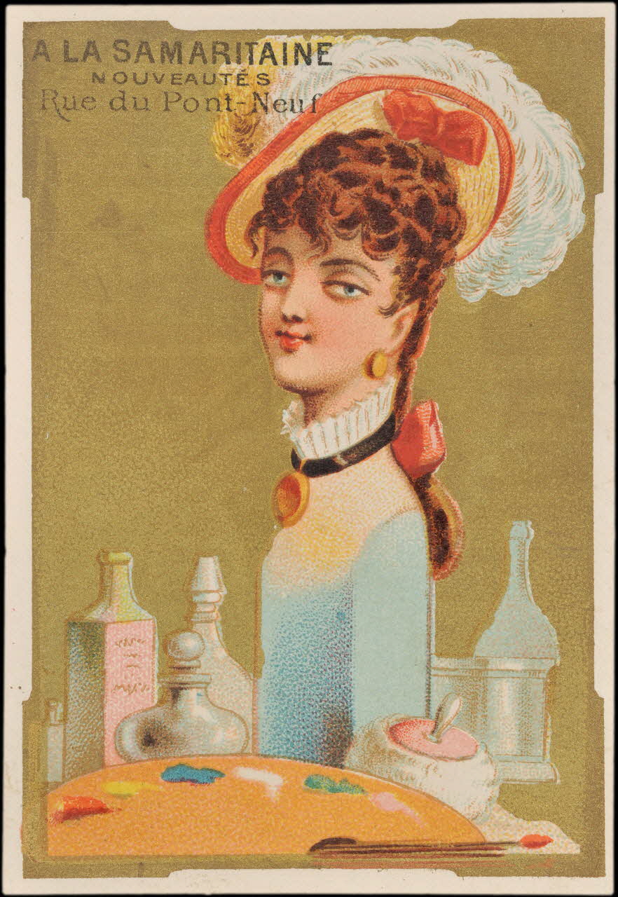 carte réclame chromo Paris 1878-1890 1995.1.1547.3 Photo