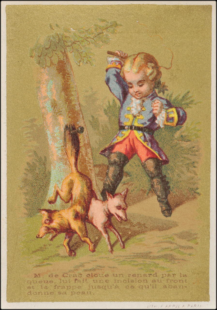 carte réclame chromo Paris 1878-1890 1995.1.1549.9 Photo