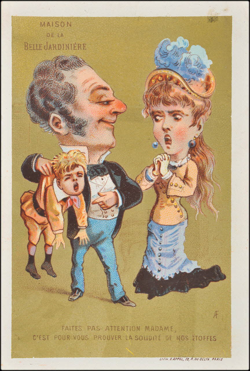 carte réclame chromo Paris 1878-1890 1995.1.1553.3 Photo