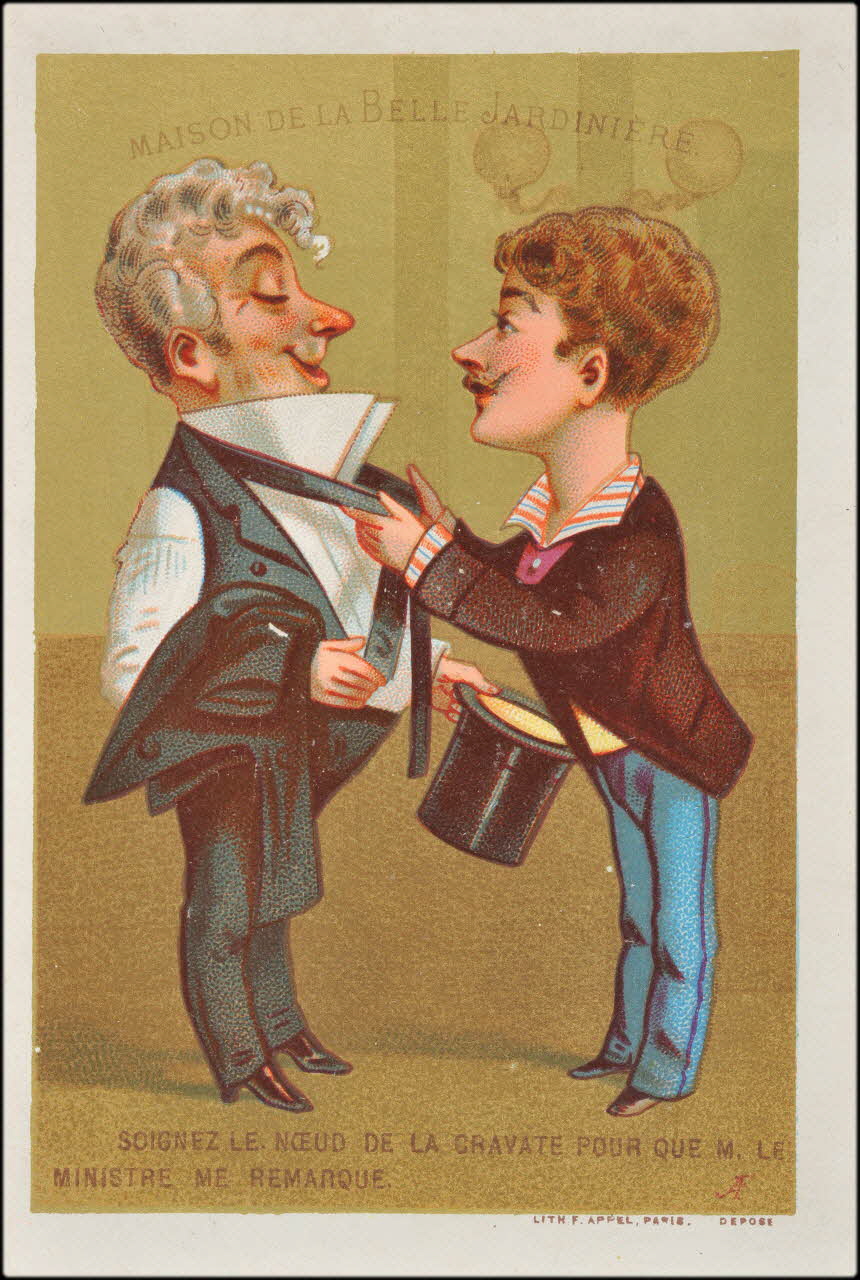 carte réclame chromo Paris 1878-1890 1995.1.1554.2 Photo