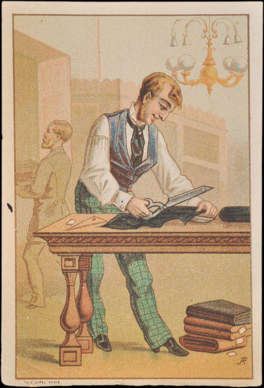 carte réclame chromo Paris 1878-1890 1995.1.1556.3 Photo Mucem