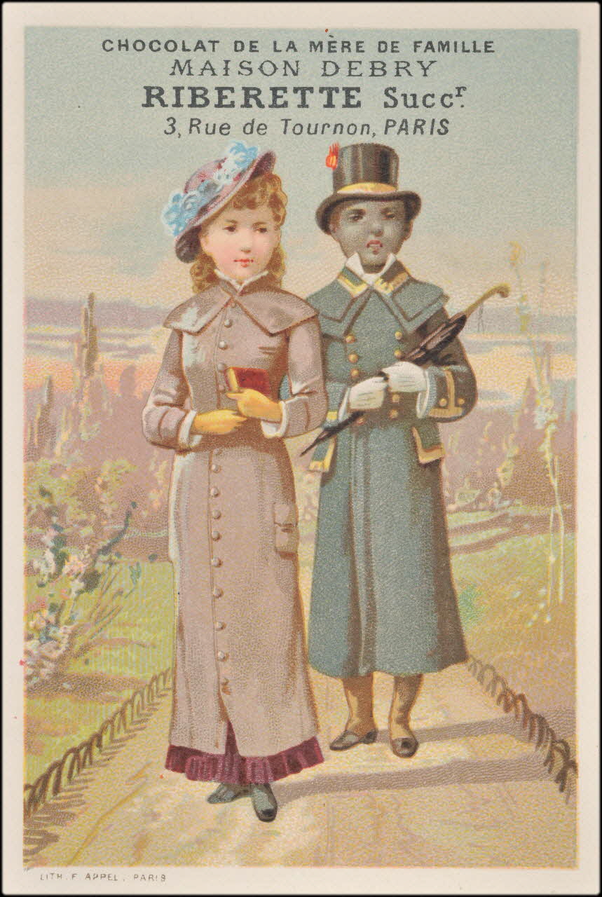 carte réclame chromo Paris 1878-1890 1995.1.1559.1 Photo