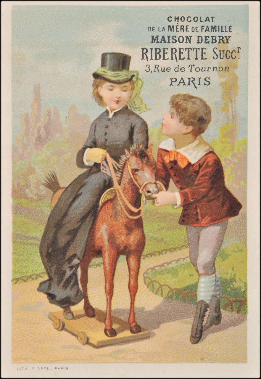 carte réclame chromo Paris 1878-1890 1995.1.1559.3 Photo