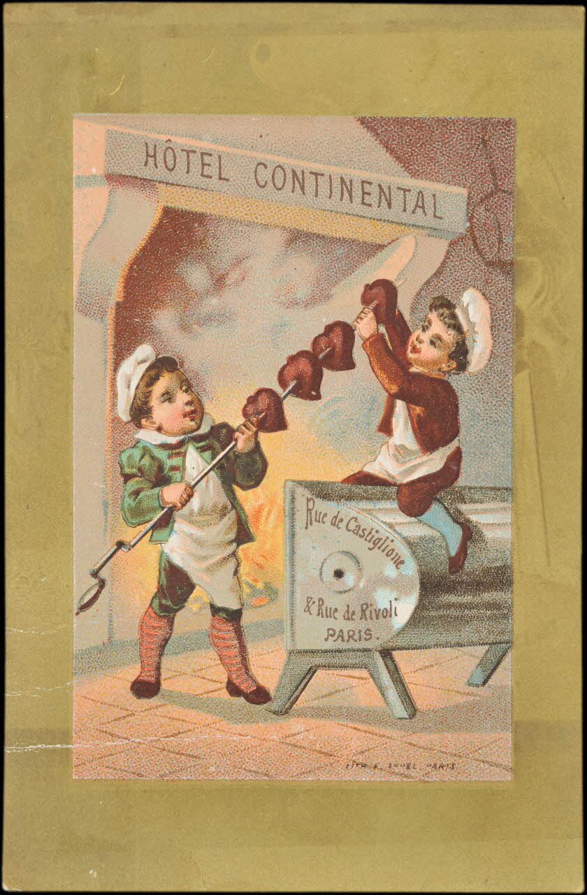 carte réclame chromo Paris 1878-1890 1995.1.1560.3 Photo