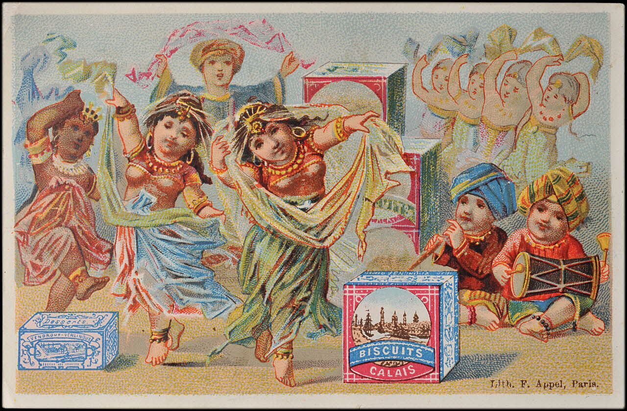 carte réclame chromo Paris 1878-1890 1995.1.1573.3 Photo