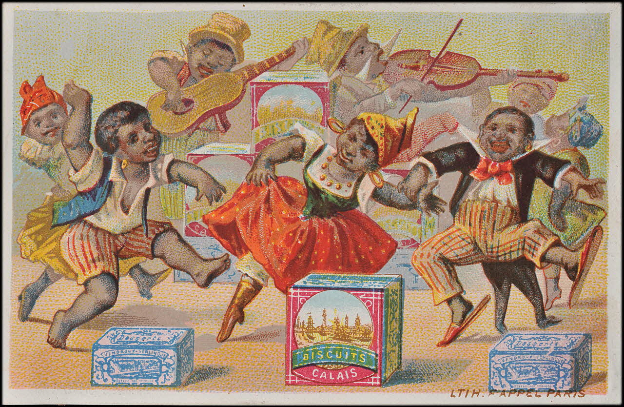 carte réclame chromo Paris 1878-1890 1995.1.1573.4 Photo