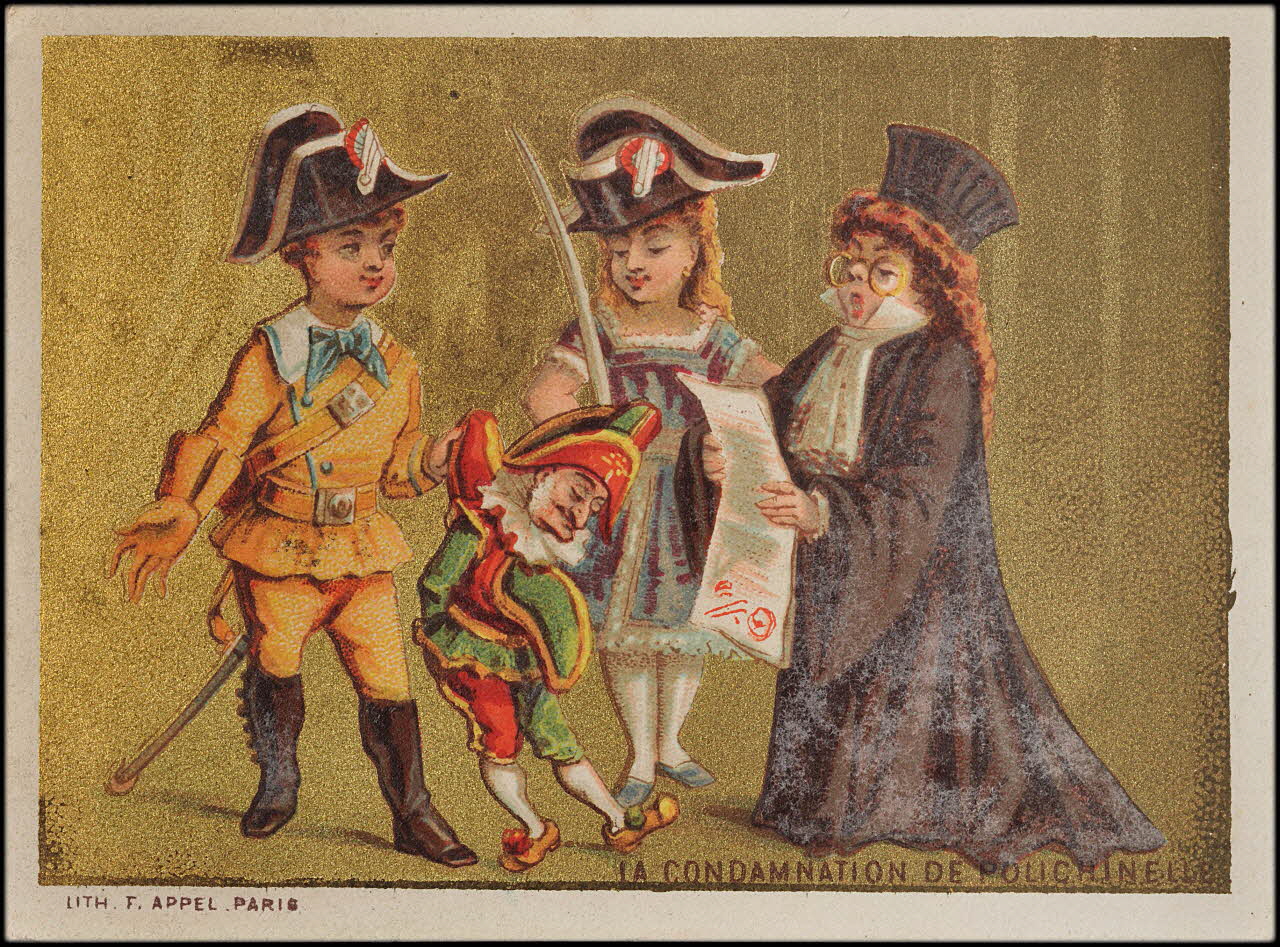 carte réclame chromo Paris 1878-1890 1995.1.1575.3 Photo