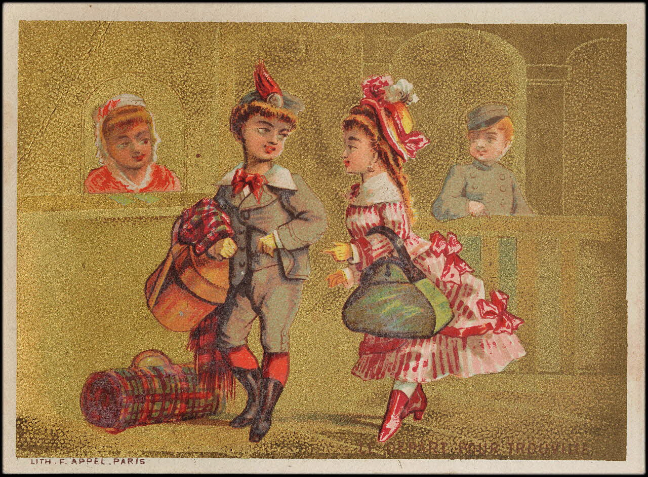 carte réclame chromo Paris 1878-1890 1995.1.1575.5 Photo