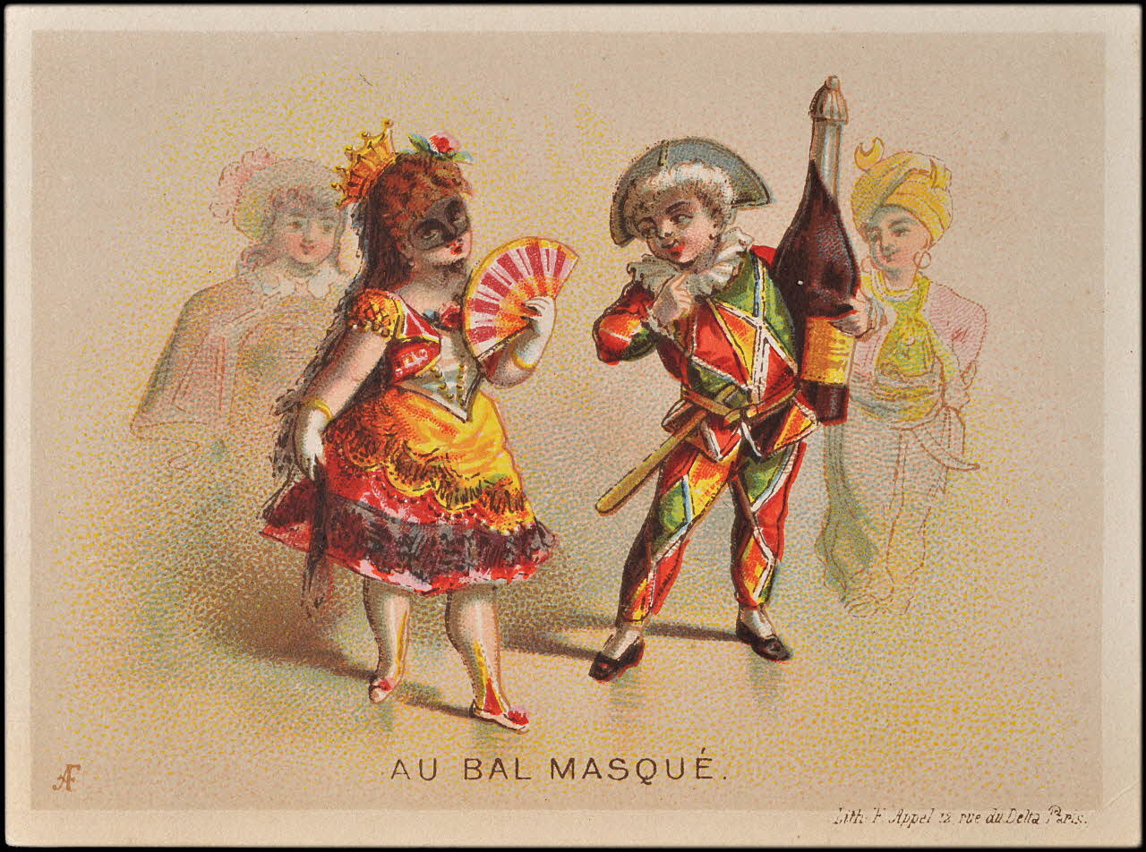 carte réclame chromo Paris 1878-1890 1995.1.1576.11 Photo