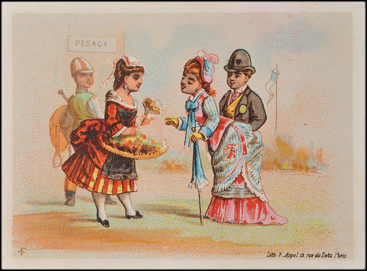 carte réclame chromo Paris 1878-1890 1995.1.1576.5 Photo