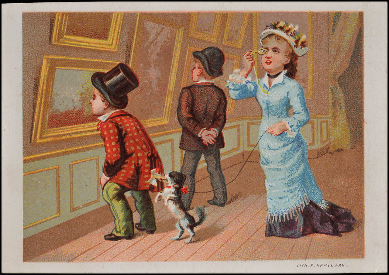 carte réclame chromo Paris 1878-1890 1995.1.1578.14 Photo