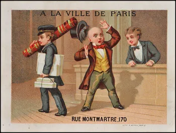 carte réclame chromo Paris 1878-1890 1995.1.1578.15 Photo