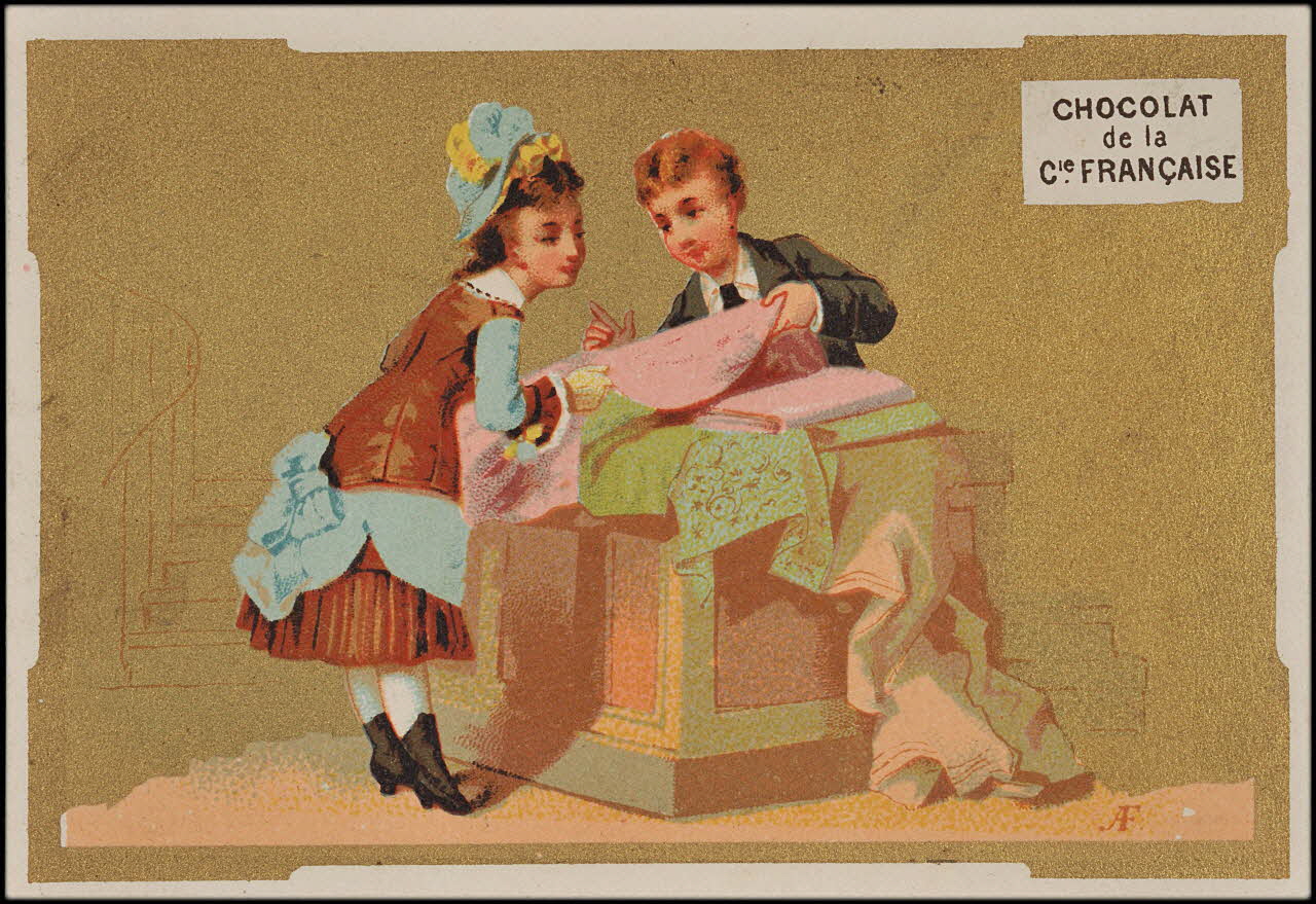 carte réclame chromo Paris 1878-1890 1995.1.1578.2 Photo