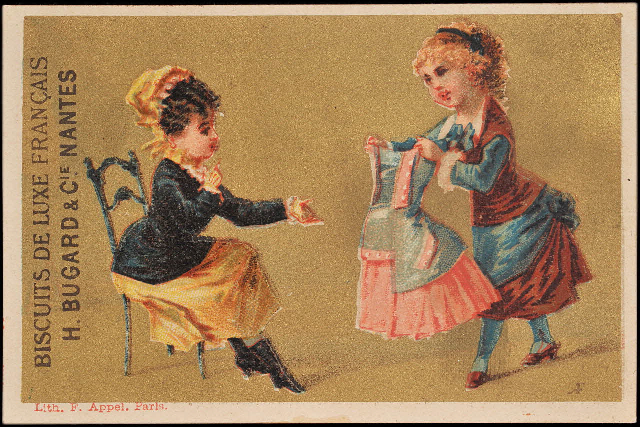 Parrot et Cie successeur carte réclame chromo Paris 1878-1890 1995.1.1578.9 Photo