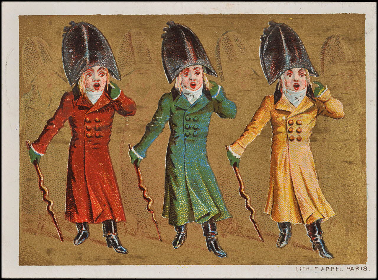 carte réclame chromo Paris 1878-1890 1995.1.1581.1 Photo