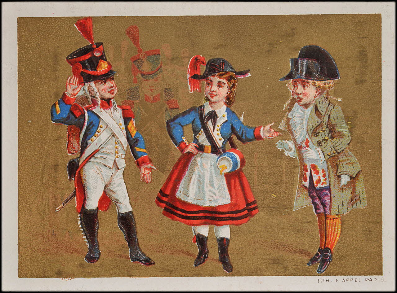 carte réclame chromo Paris 1878-1890 1995.1.1581.2 Photo