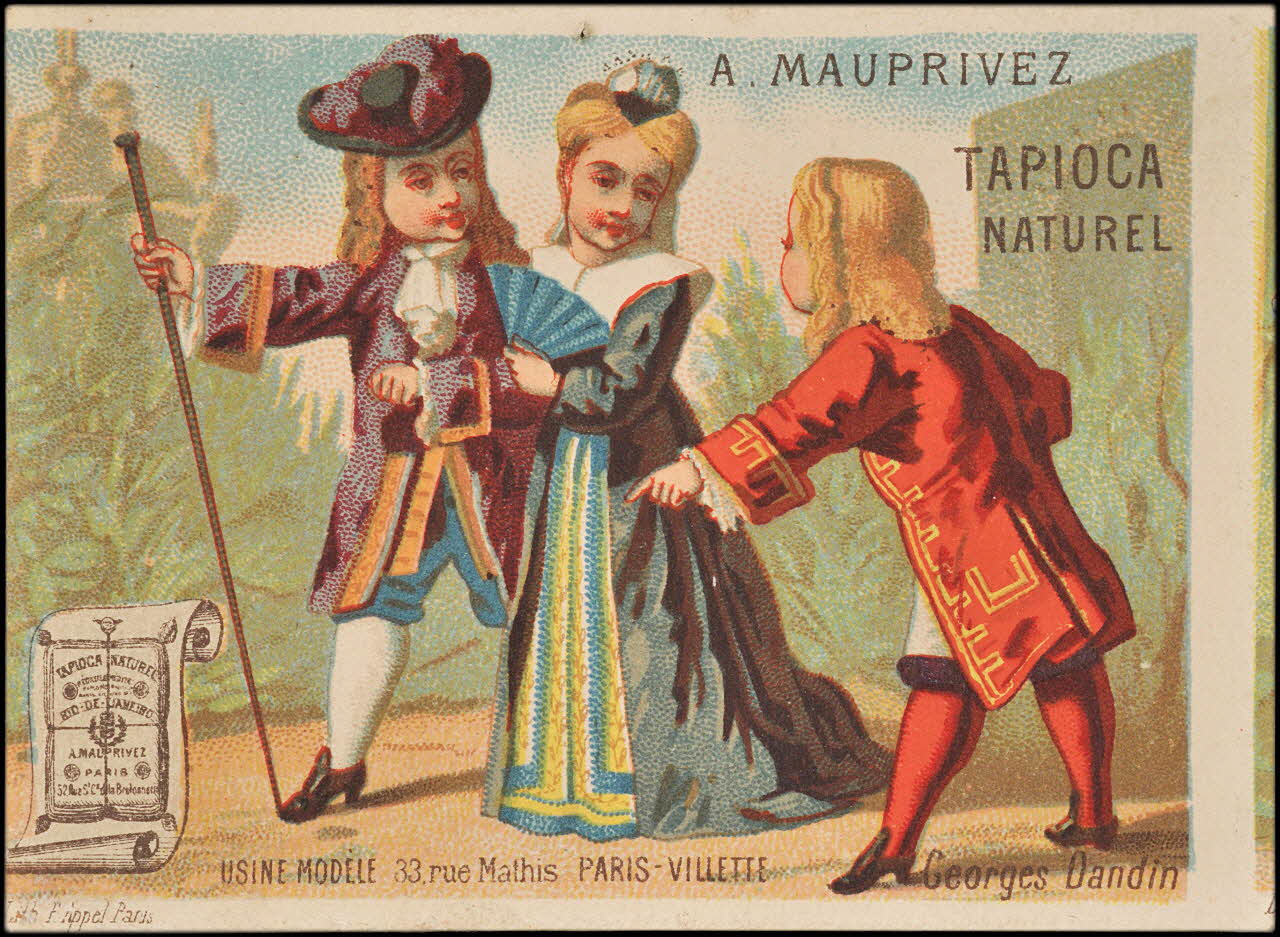 carte réclame chromo Paris 1878-1890 1995.1.1583.1 Photo