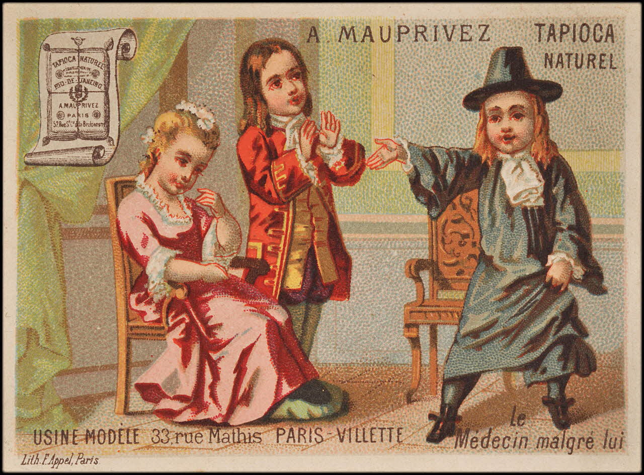 carte réclame chromo Paris 1878-1890 1995.1.1583.3 Photo