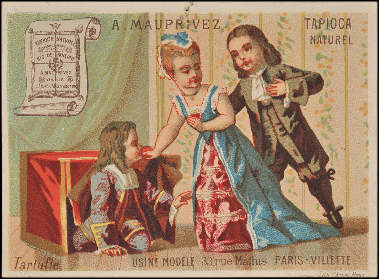 carte réclame chromo Paris 1878-1890 1995.1.1583.5 Photo